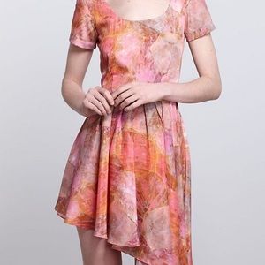 ANTHROPOLOGIE Divination Asymmetric Summer Dress